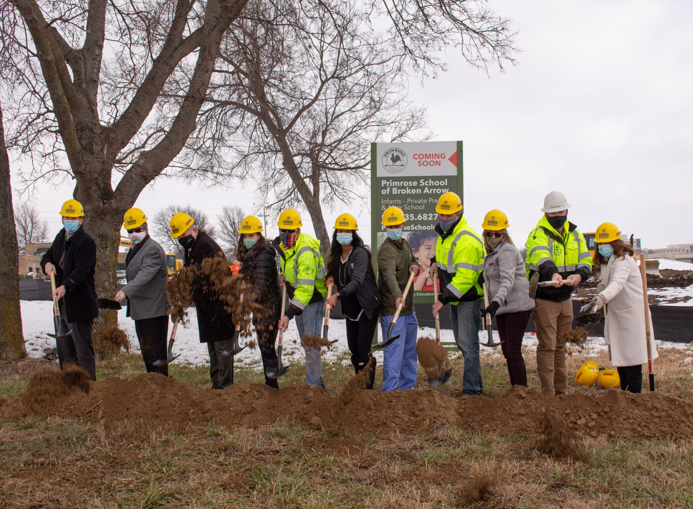 Primrose School of Broken Arrow Break Ground on Innovative Early